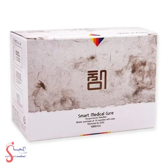 سوزن استریل طب سوزنی SMC سایز 40×0.25 بسته 1000 عددی اورجینال کرهای